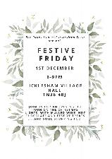 Join us at the Village Hall for Festive Friday 1st December 2023